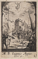 TvB G 4823
<br/>
Martyrium Johannes de Apostel ("Kleine Apostelserie")
<br/>
<em>Callot, Jacques (1592 - 1635)</em>